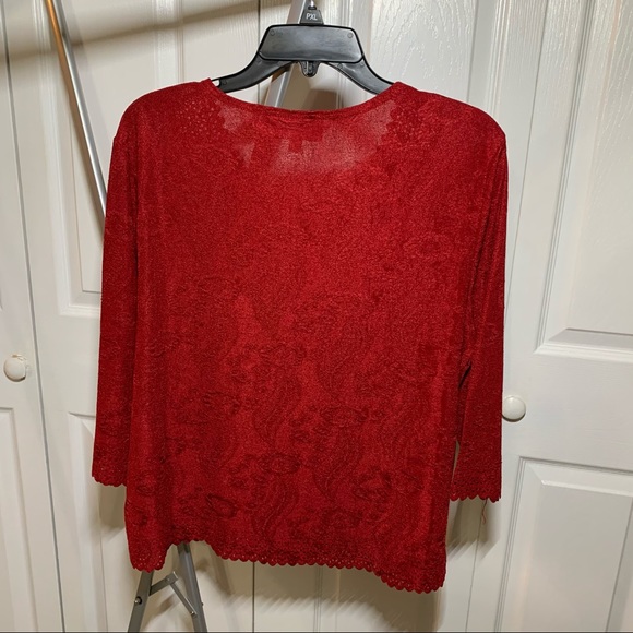 Cutout Lace Blouse - Picture 7 of 9